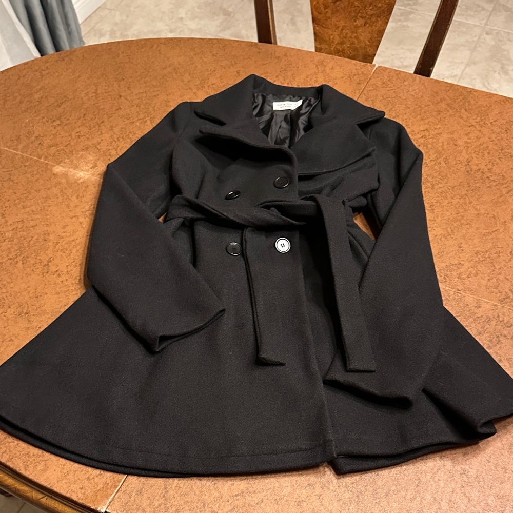 Elegant Black Girl’s Coat